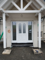 Holzhaustür aus Eigenproduktion in Hümme